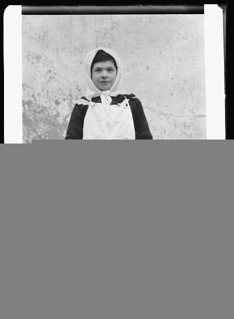 Photo:Elbasan Albania 1920 Marria Junior Red Cross War Orphanage Girl