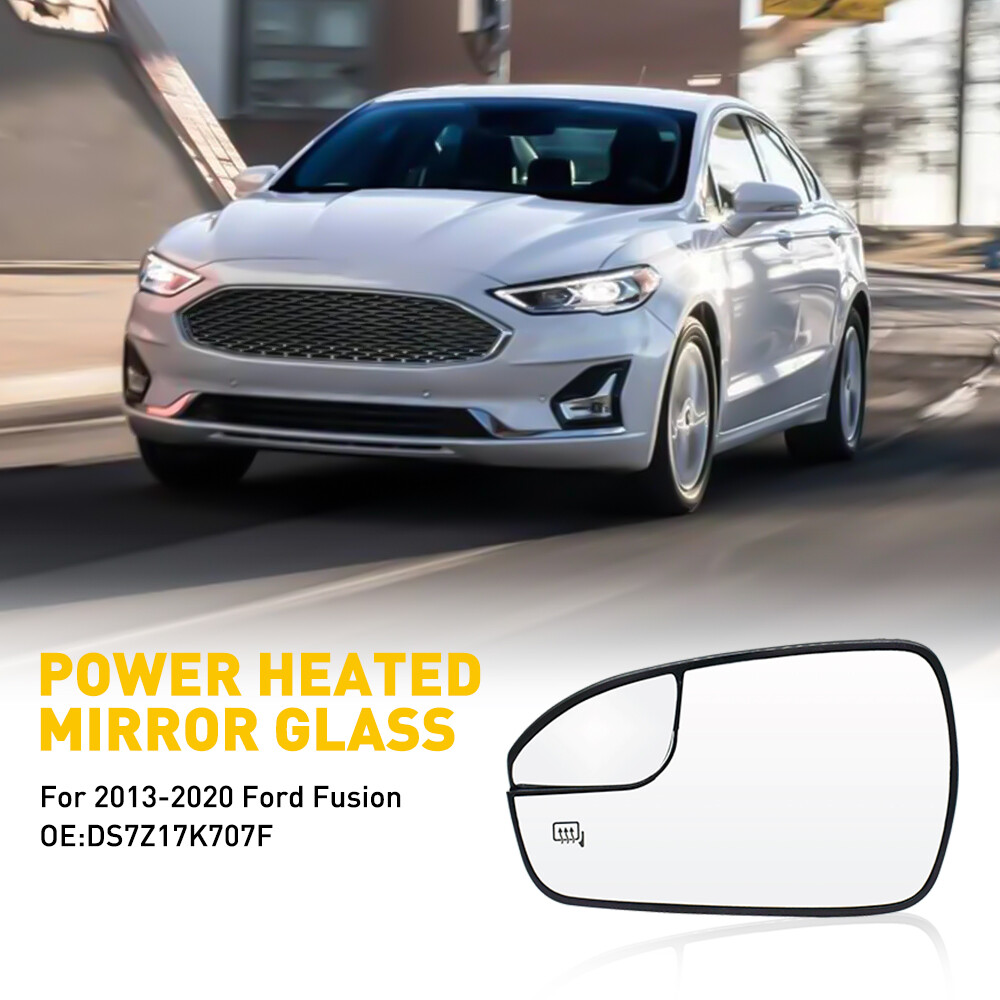 For Ford Fusion Left 2013-2020 Driver Side Door Wing Mirror Glass Heated AUXITO