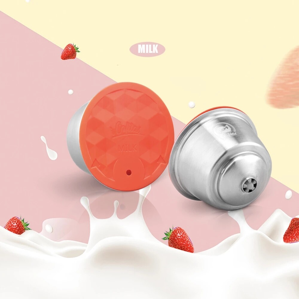 304 Stainless Steel Milk Foam Capsule Pod Filter For NESCAFE Dolce Gusto Maker