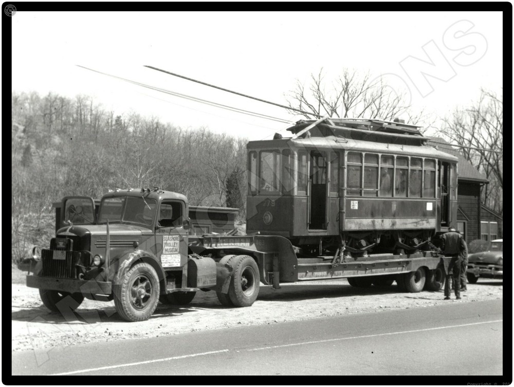Vtg. Mack Trucks New Metal Sign: Mack at Seashore Trolley Car Museum Lo Boy