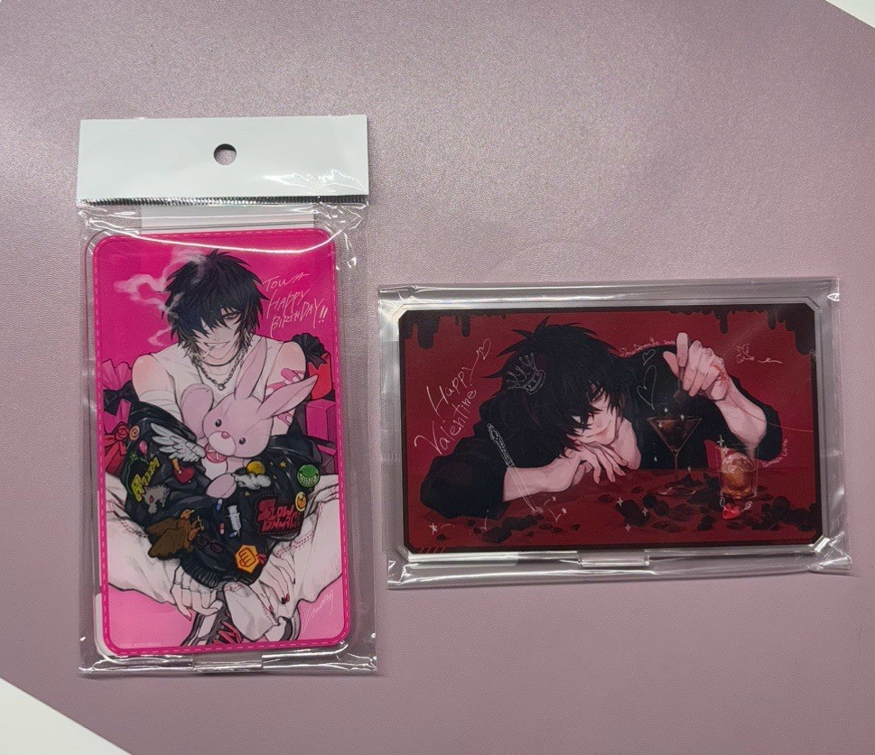 Nitro+CHiRAL  Kuji Slow Damage Towa B2 & B3 Acrylic Stand