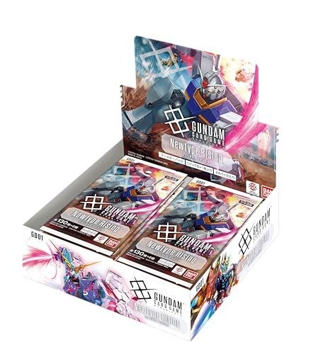 Bandai Gundam Card Game Newtype Rising Booster Box GD01  7 Crads × 24 Packs
