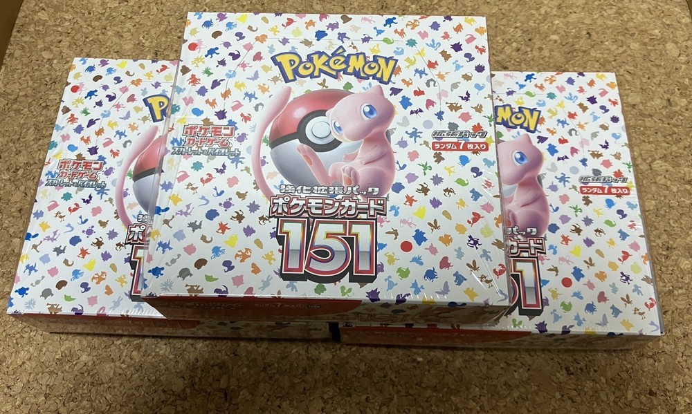 Pokemon Cards Scarlet & Violet Pokemon Card 151 Booster Box sv2a Sealed☑Mint=TCG