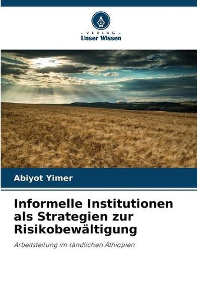 Informelle Institutionen als Strategien zur Risikobewltigung by Abiyot Yimer (Ge