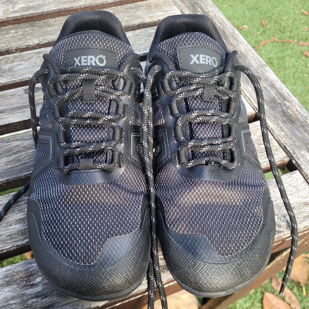 Xero Shoes Mesa Trail II Sneakers Shoes MENS Sz 9 Barefoot Minimalist Black