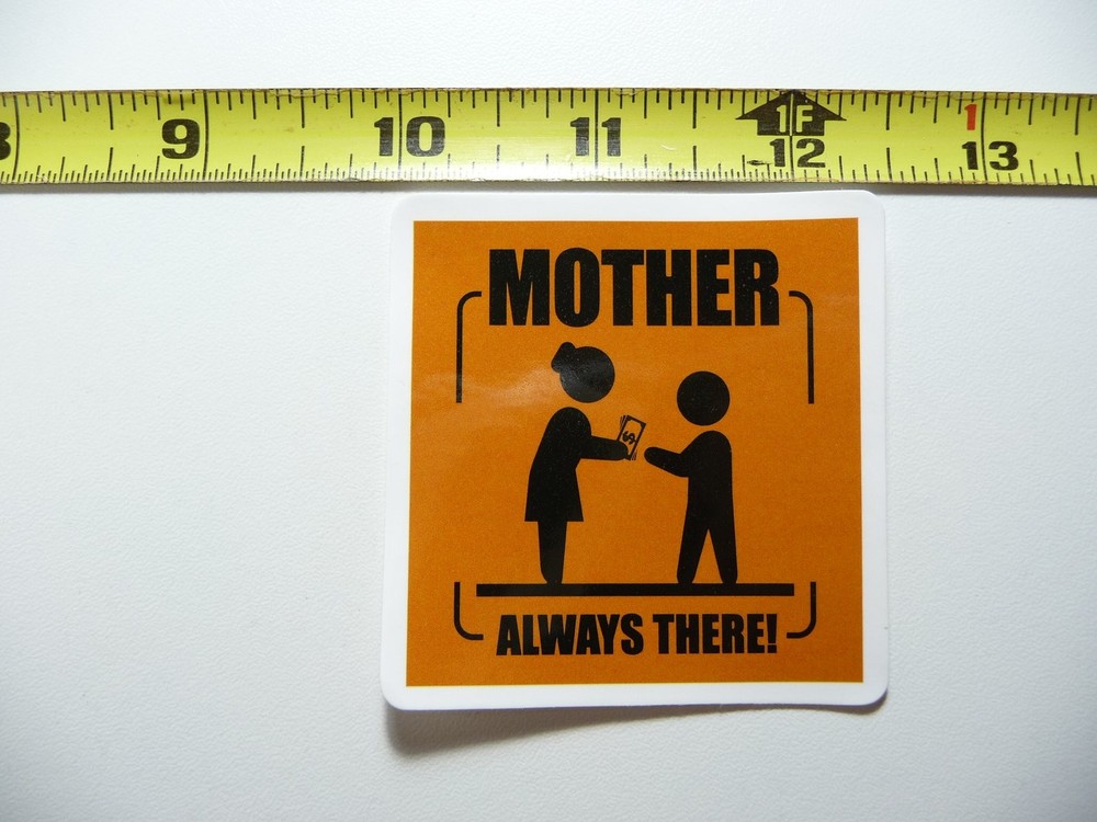 Always There Mom Motherhood Decal Cute Fun Sticker Sign