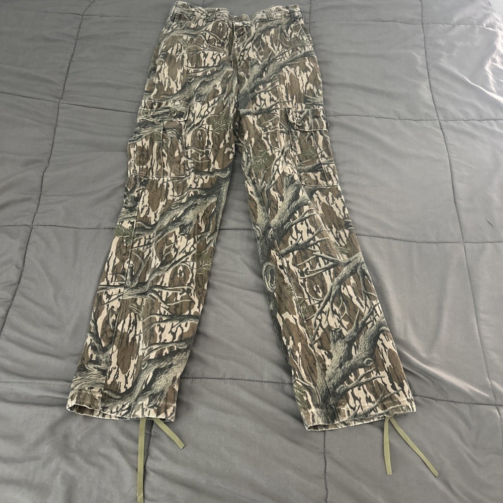 Camo flared jeans