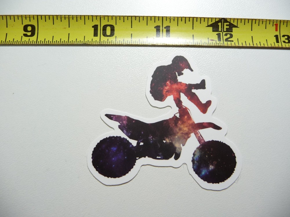 DIRT BIKE HANDLEBAR SEAT DECAL STICKER MOTOCROSS RIDING MOTORCYCLE
