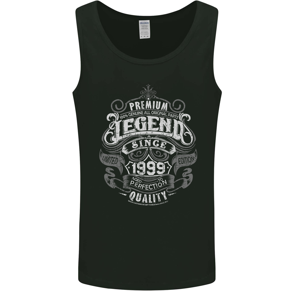 Premium Legend 26th Birthday 1999 Mens Vest Tank Top