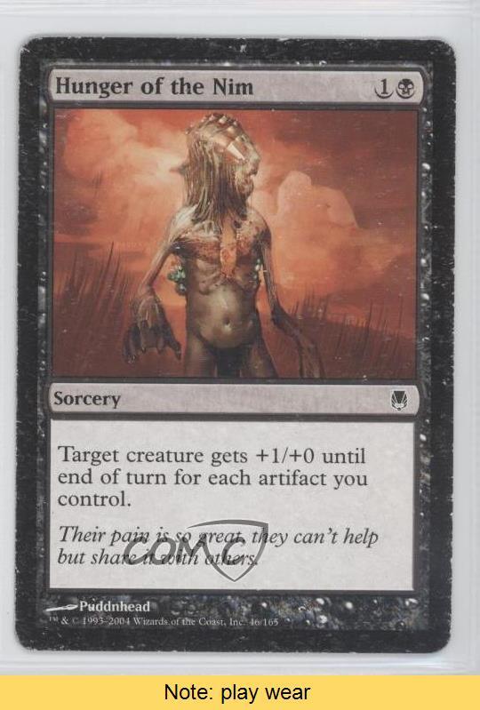 2004 MTG Darksteel Hunger of the Nim #46 Near Mint Condition