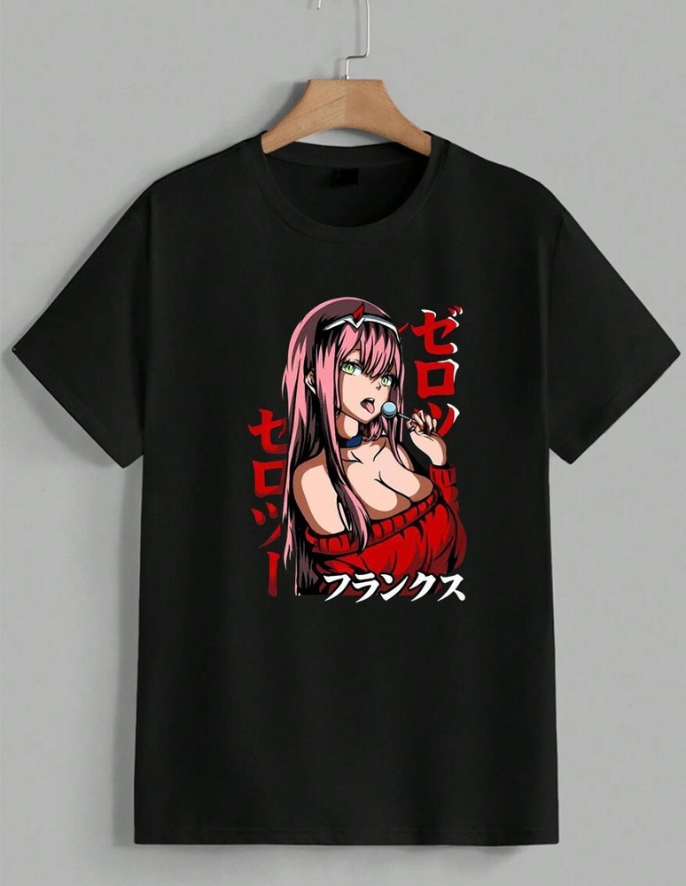 Darling In The Franxx Zero Two Waifu Anime Manga 002 Kawaii T-Shirt Gift Unisex