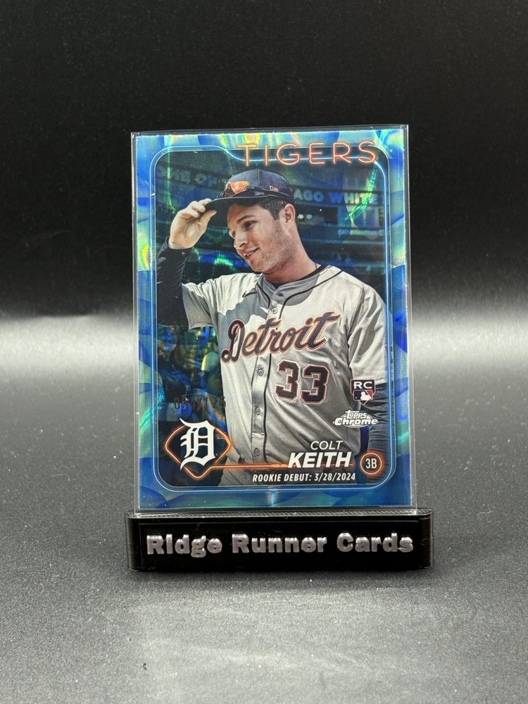 2024 Topps Chrome COLT KEITH Rookie Aqua Lava Refractor #/175 #USC178 TIGERS