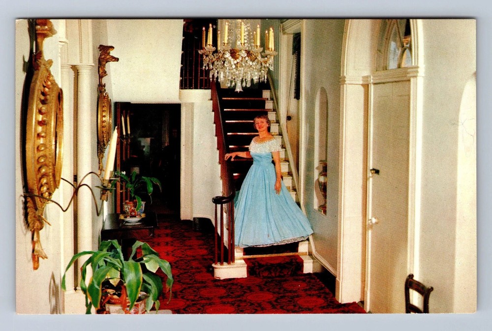 Lancaster PA- Pennsylvania Entrance Hall Wheatland Vintage Postcard