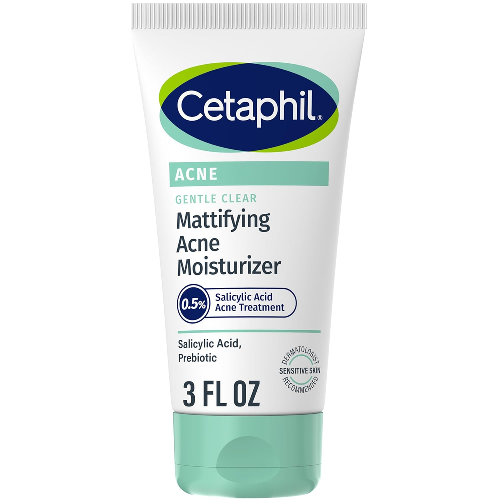 Cetaphil Face Moisturizer, Gentle Clear Mattifying Acne Moisturizer with 0.5% Sa