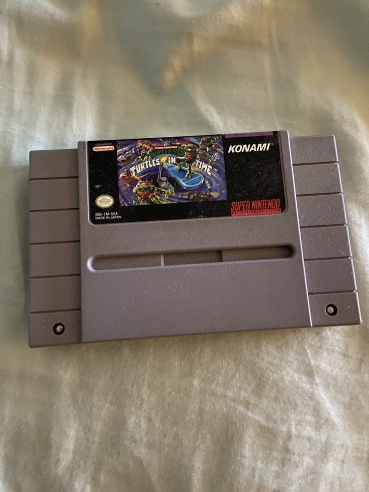 Teenage Mutant Ninja Turtles IV Turtles in Time (SNES, 1992) *CARTRIDGE ONLY*
