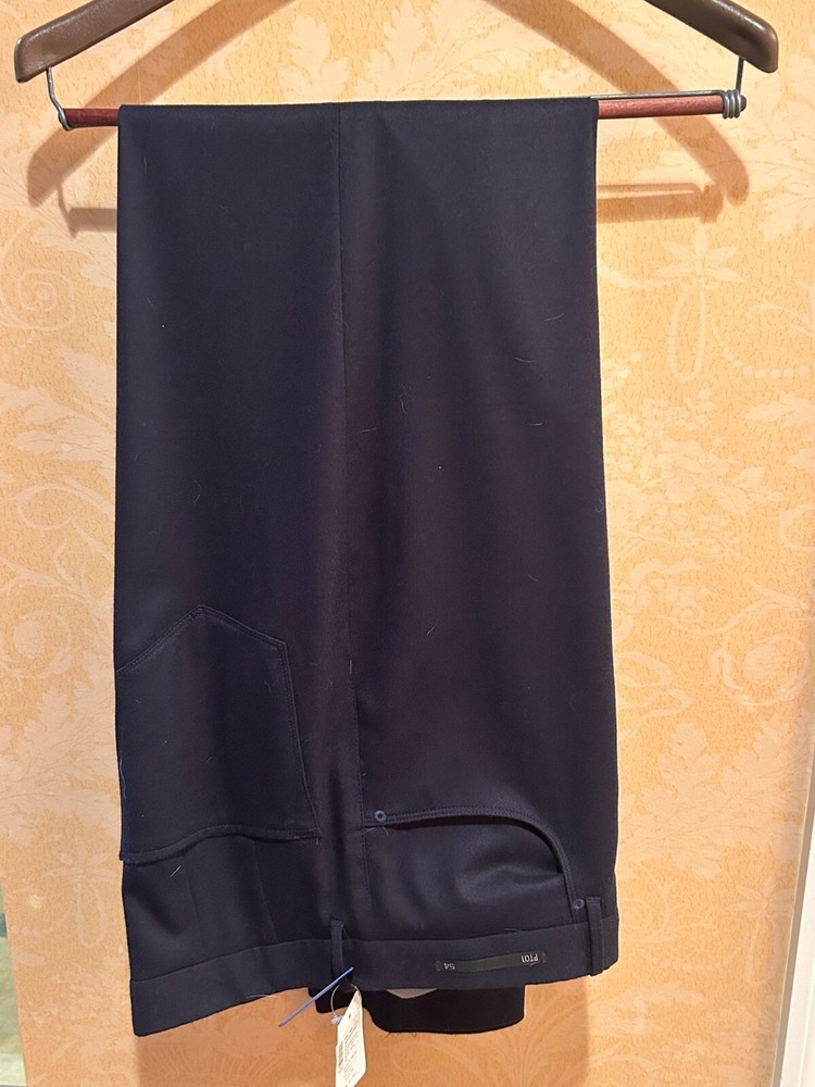 PTO1 Men's Dress Slacks -- brand new with tags. Navy blue. Eur size 54 (US 38)