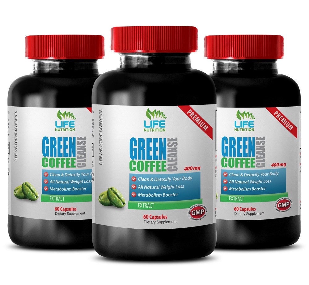 Diet Pills - Green Coffee Cleanse 800mg - Best Weight Loss Supplements 3B