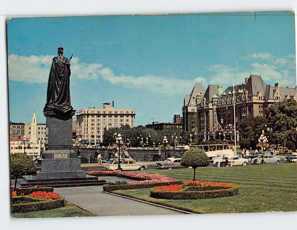 Postcard Empress Hotel Victoria BC Canada