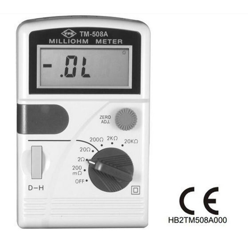 TENMARS TM-508A Milliohm Meter 1 Milliohm To 20K Ohm In Six Switchable Steps #a