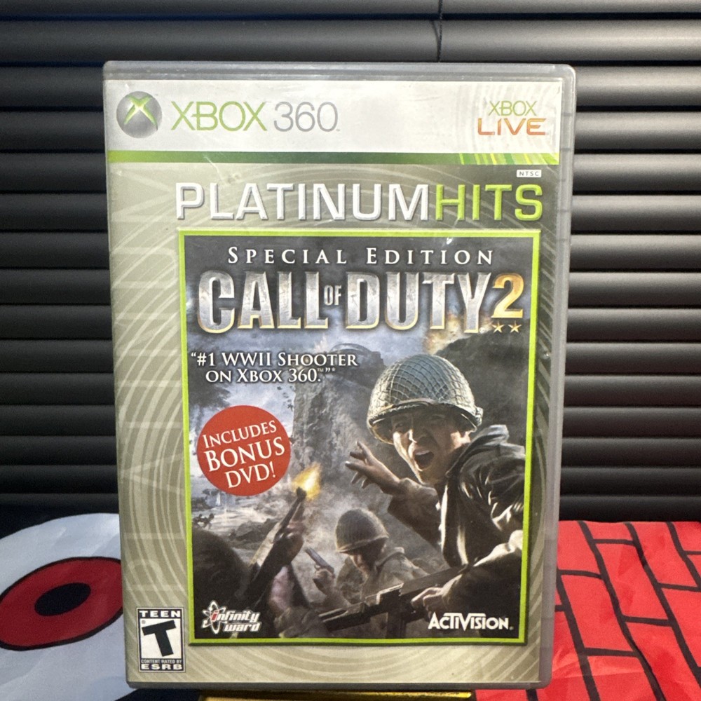 Call of Duty 2 (Microsoft Xbox 360, 2005) Complete CIB