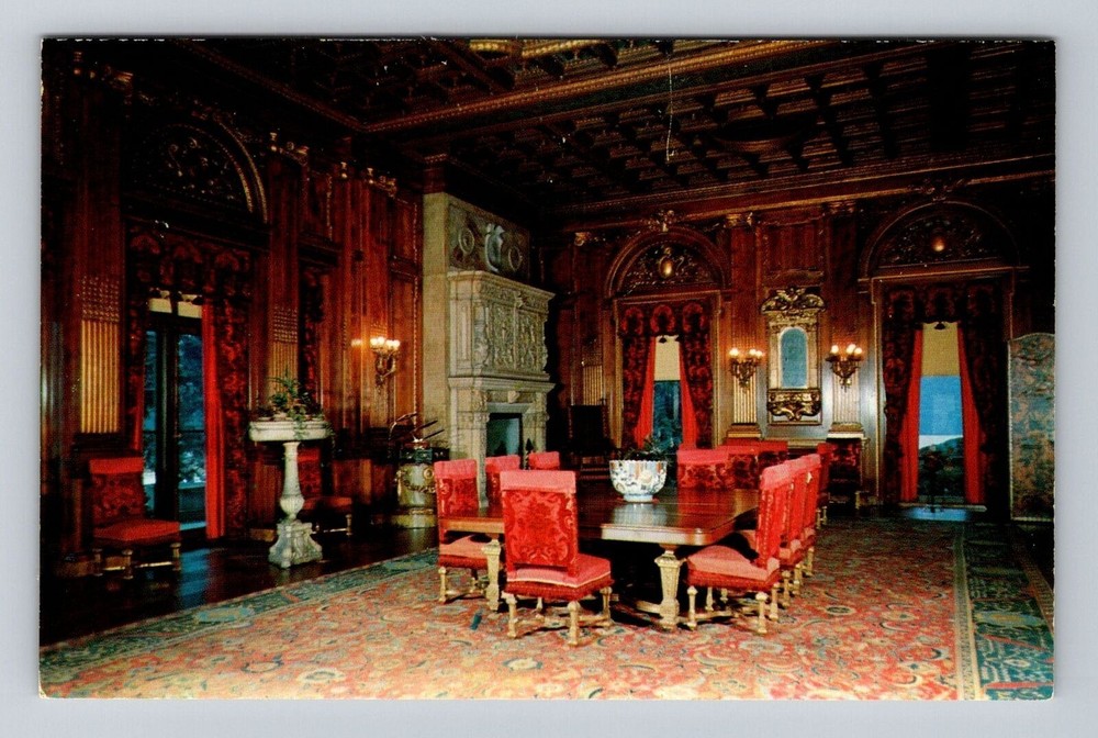 Hyde Park NY-New York, Vanderbilt Mansion Natl Historic Site, Vintage Postcard