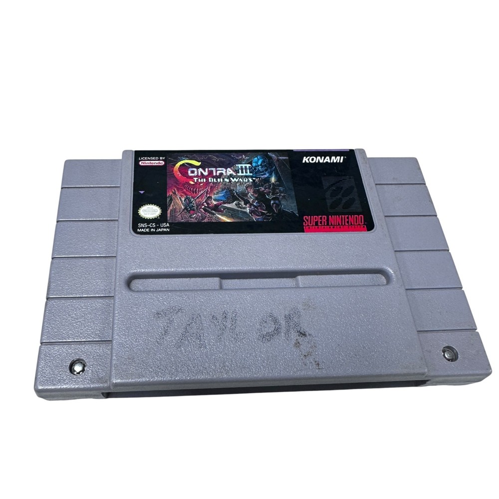 Contra 3 III The Alien Wars SNES Super Nintendo