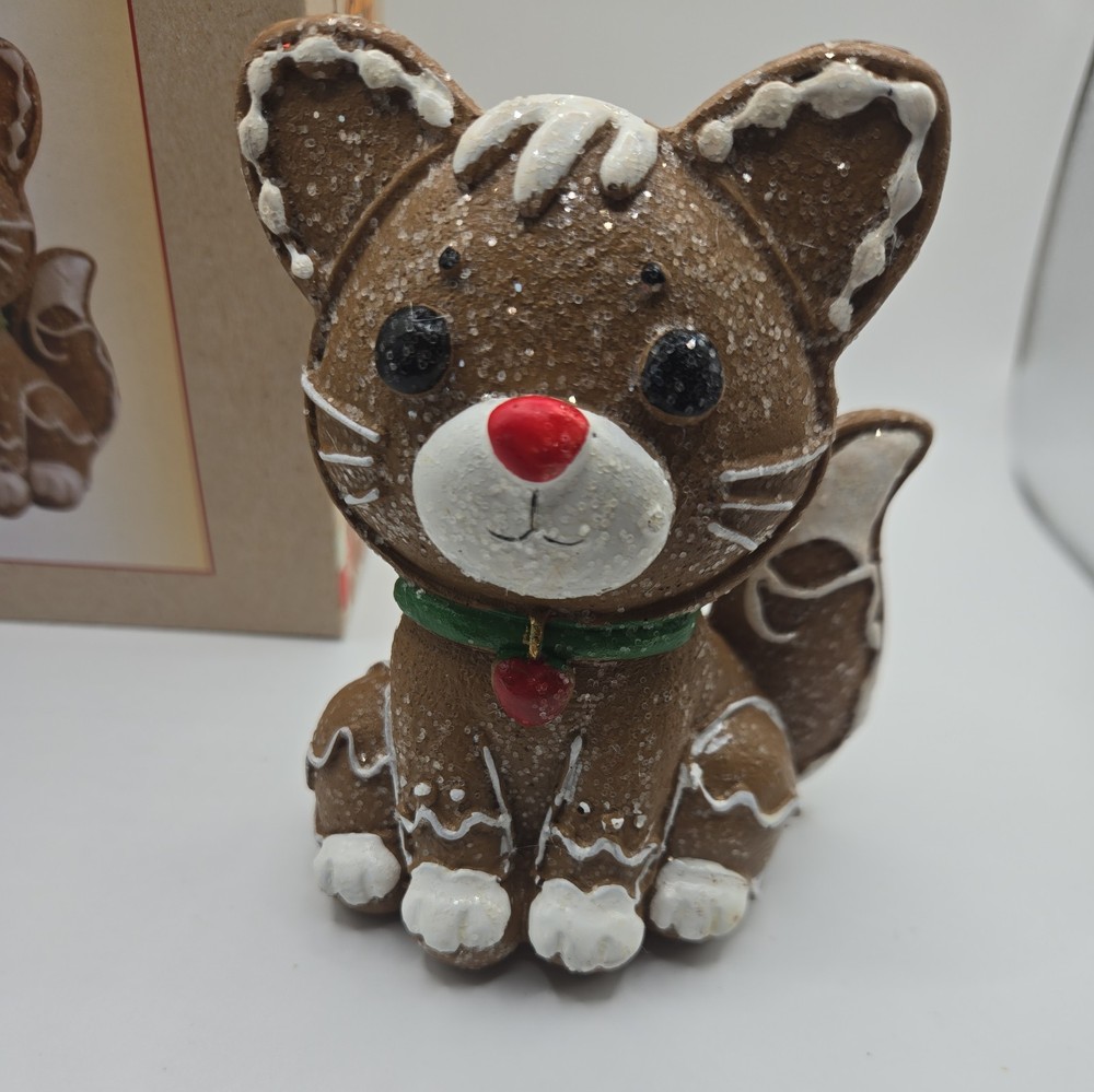 Cracker Barrel Gingerbread Cat Figure