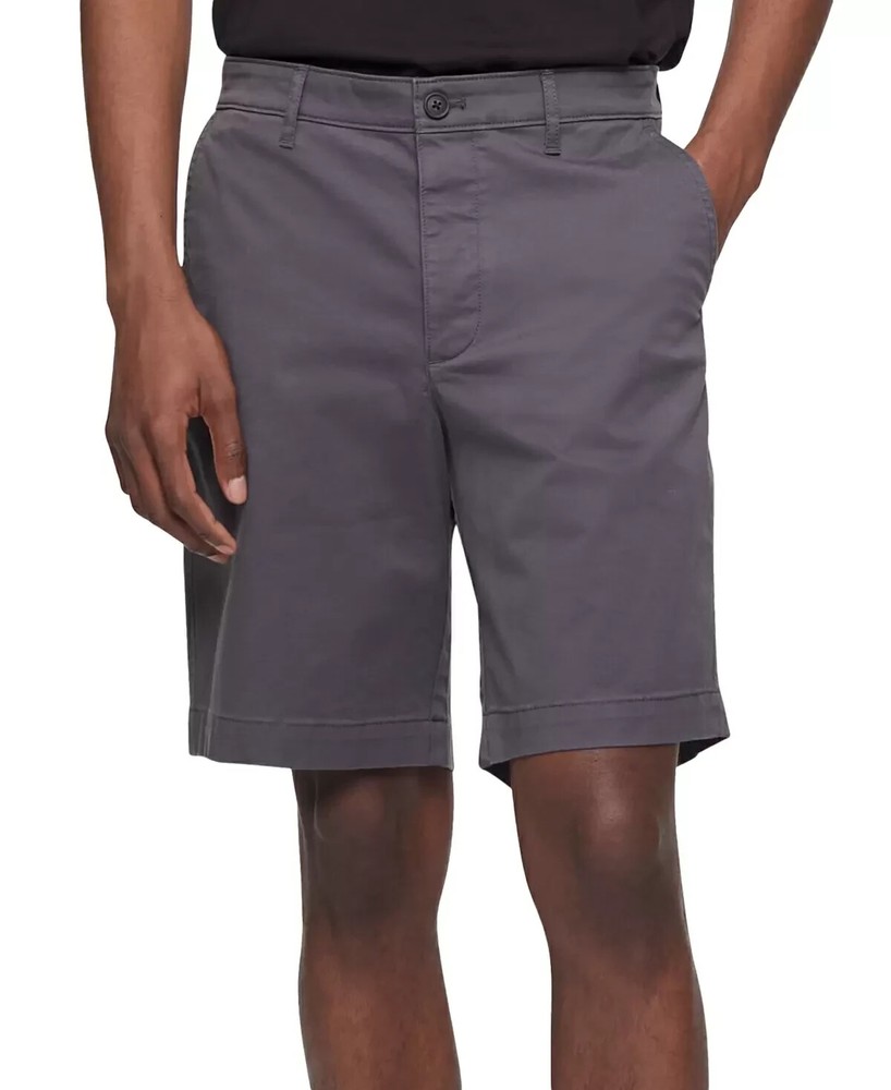 Calvin Klein NWT Men's Casual Dark Gray Grey Chino Shorts Size 40W MSRP $70