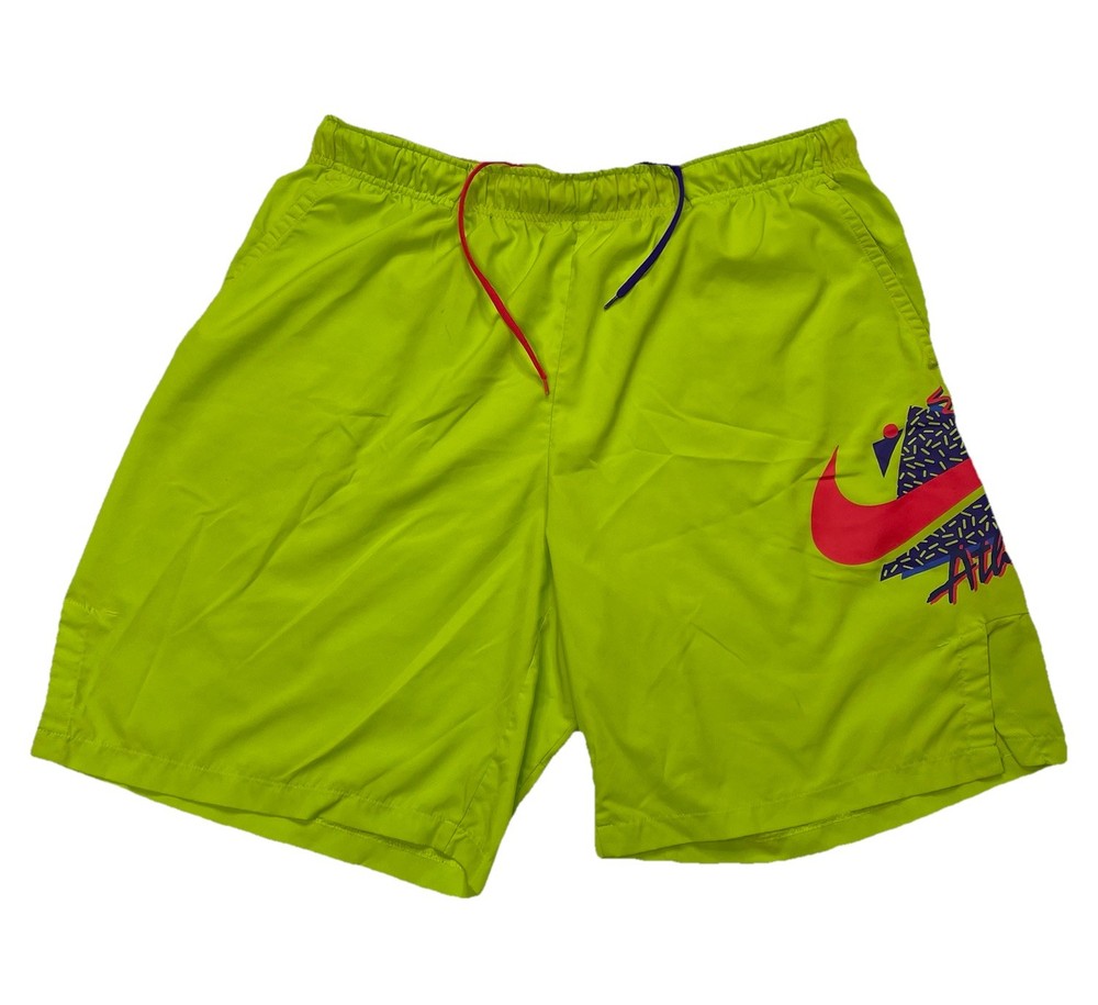 Nike Shorts Men’s Size XL Graphic Training Athletics DM6678 Green Retro Gym