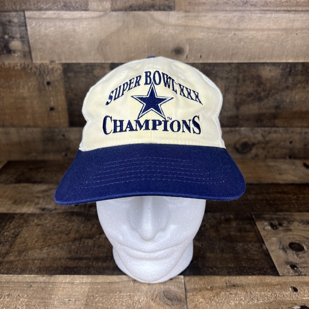 Vintage 90s Dallas Cowboys Super Bowl XXX Champions Eastport Snapback NFL Hat