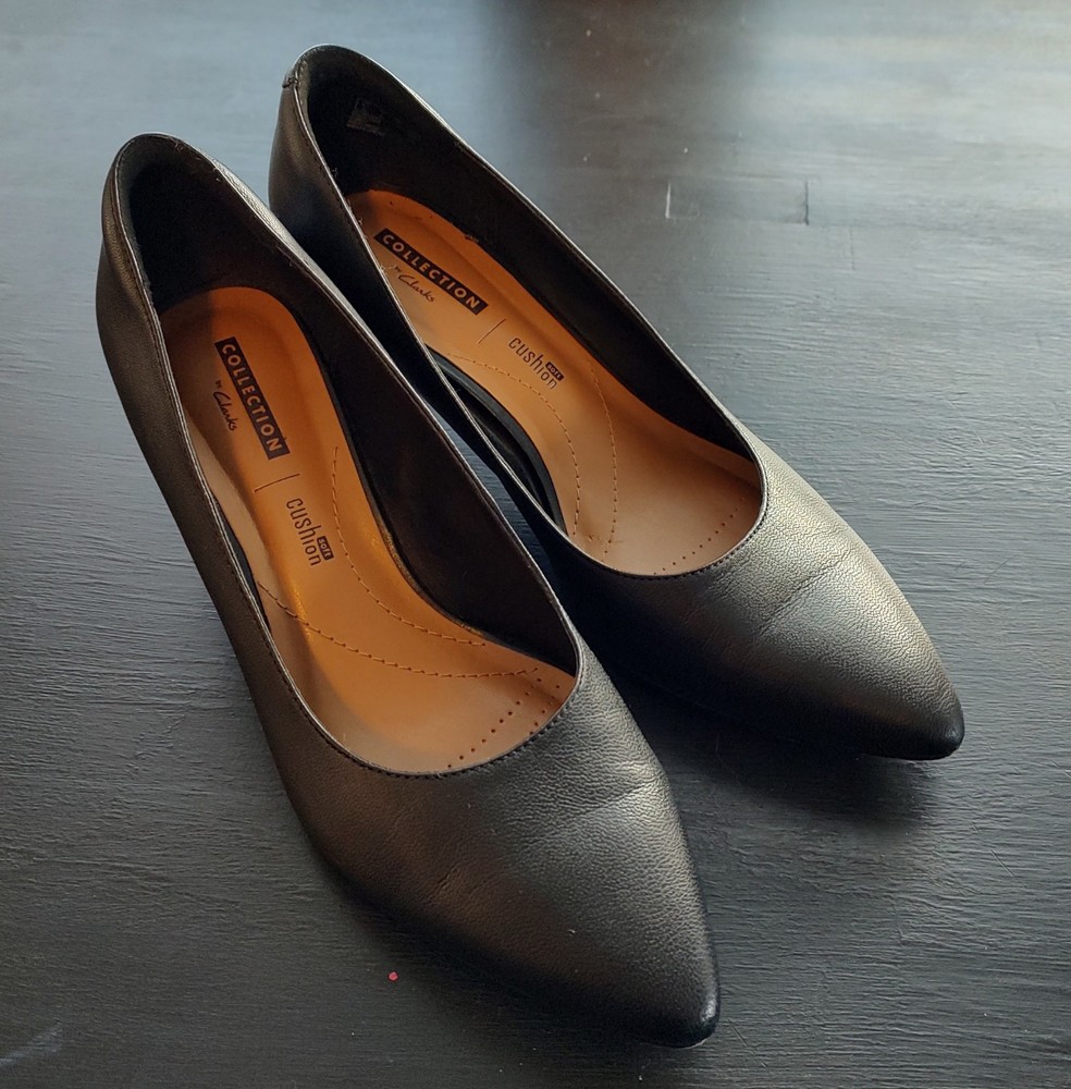 Clarks Collection Black Leather 2