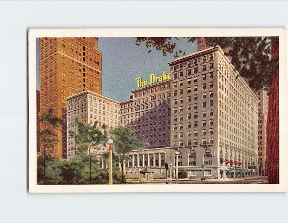 Postcard Drake Hotel Chicago Illinois USA