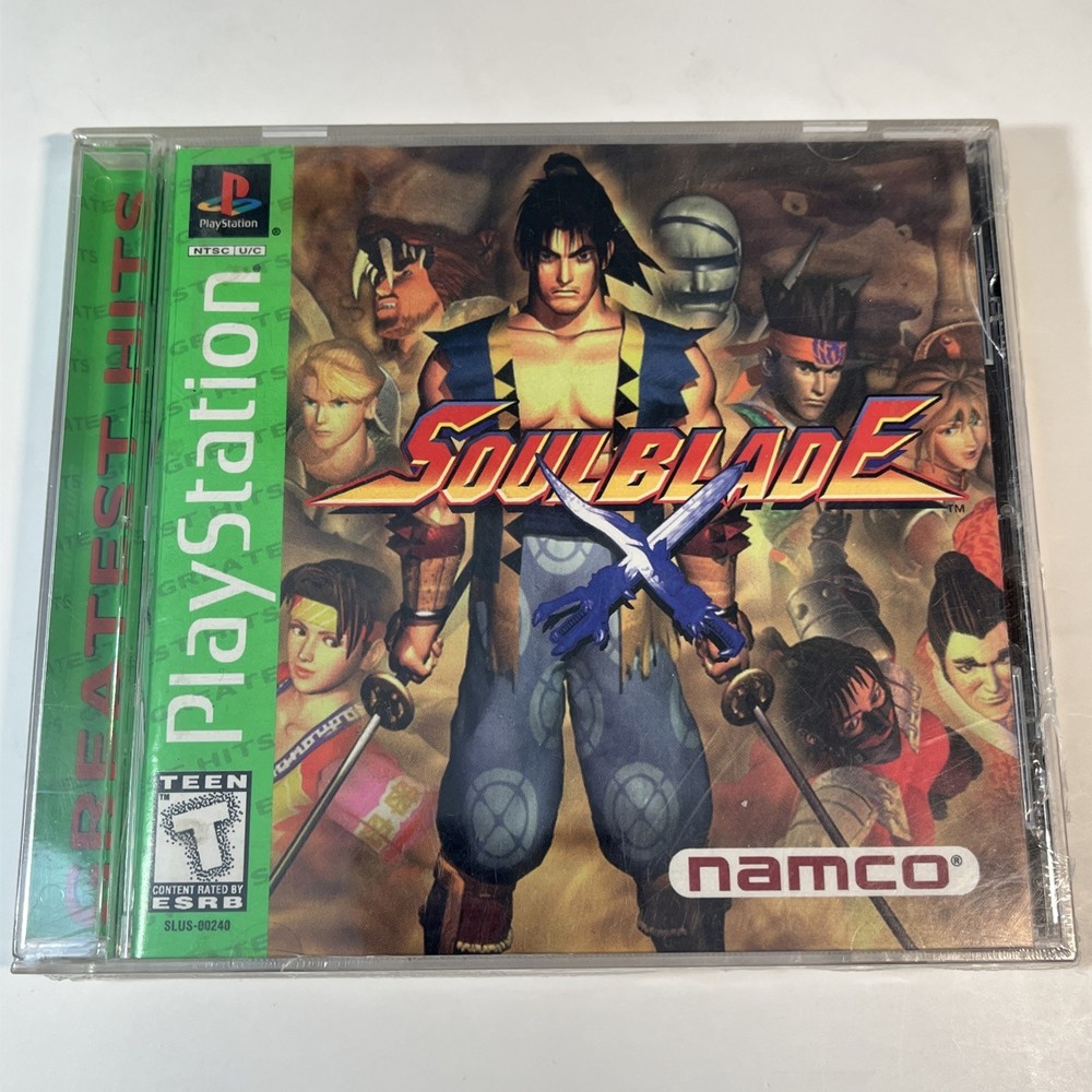 Soul Blade (Sony PlayStation 1 PS1, 1997) Greatest Hits Brand New Sealed CIB