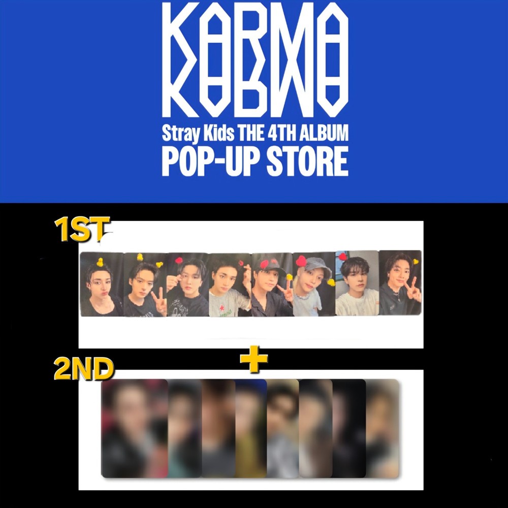 STRAY KIDS KARMA 4th Album POP-UP STORE LUCKY DRAW EVENT Official Photocard