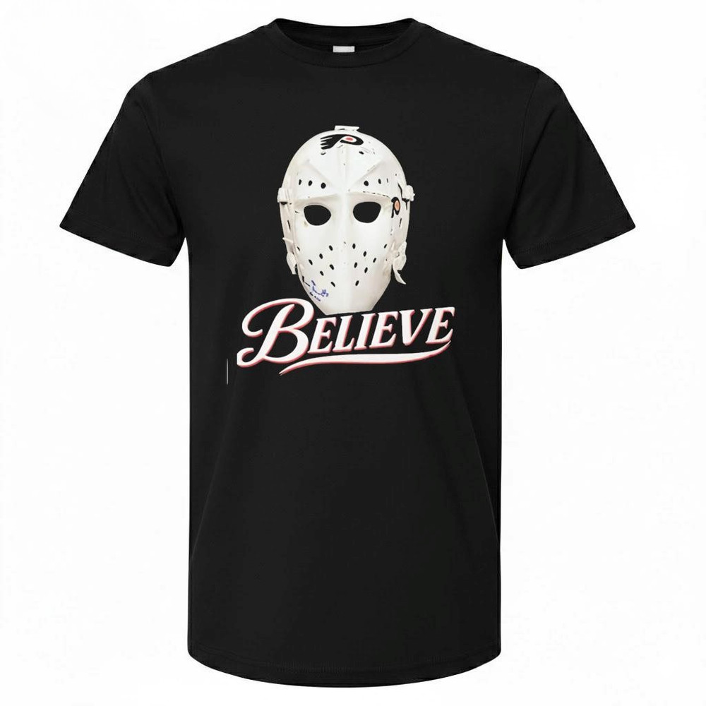 Philadelphia Flyers Ice Hockey Mask Believe Shirt
