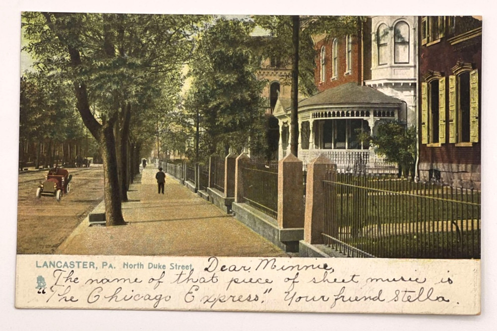 North Duke Street Lancaster PA Raphael Tuck Antique Postcard