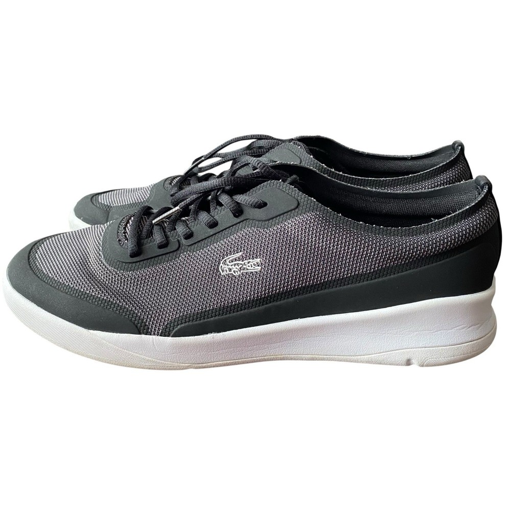 Lacoste Men's LT Spirit Elite 117 3 SPM Trainers Black  Sneakers Size 12
