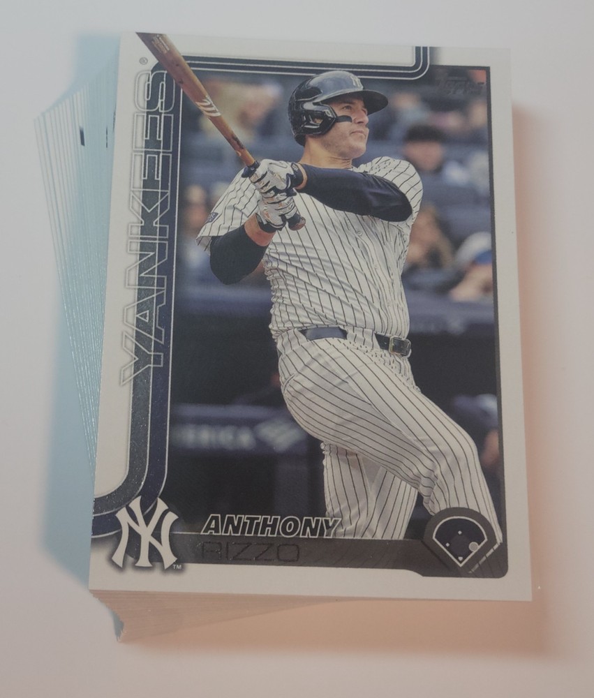 2025 Topps - New York Yankees Team Set (Series 1, 2, & Update) - 39 Cards