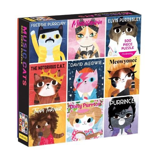 Music Cats 500 Piece Family PuzzleAnother great item from Rarewaves USA | Free delivery!