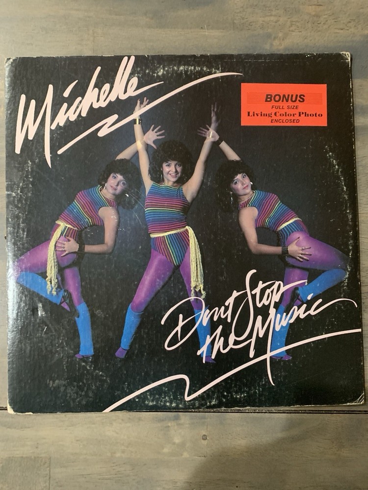 1984 LP Michelle Don’t Stop The Music Vinyl Record VG