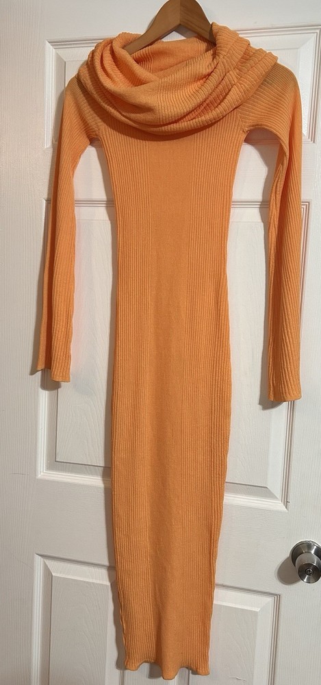 SER. O. YA Revolve Orange Tallulah Midi Dress in Papaya Small