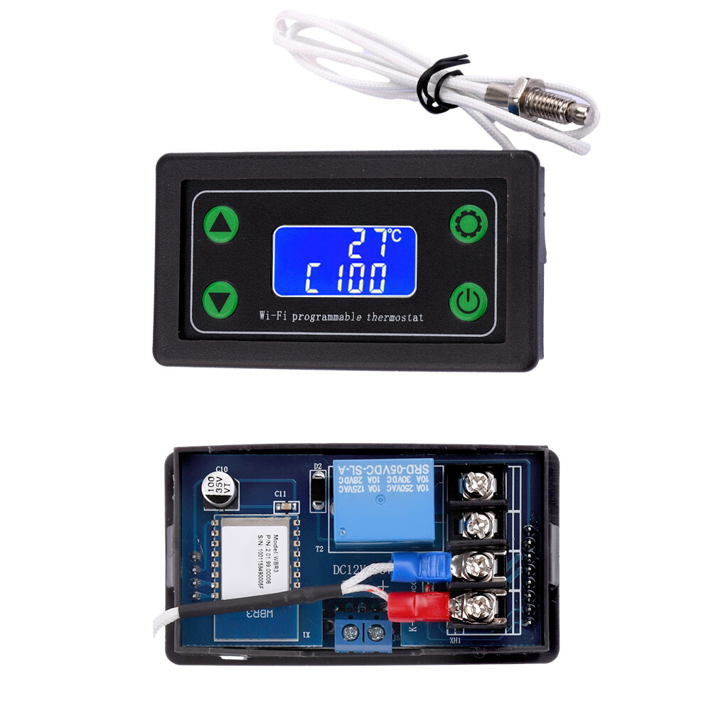 Smart High Temperature Digital Temperature Controller WIFI K-Type Thermocouple
