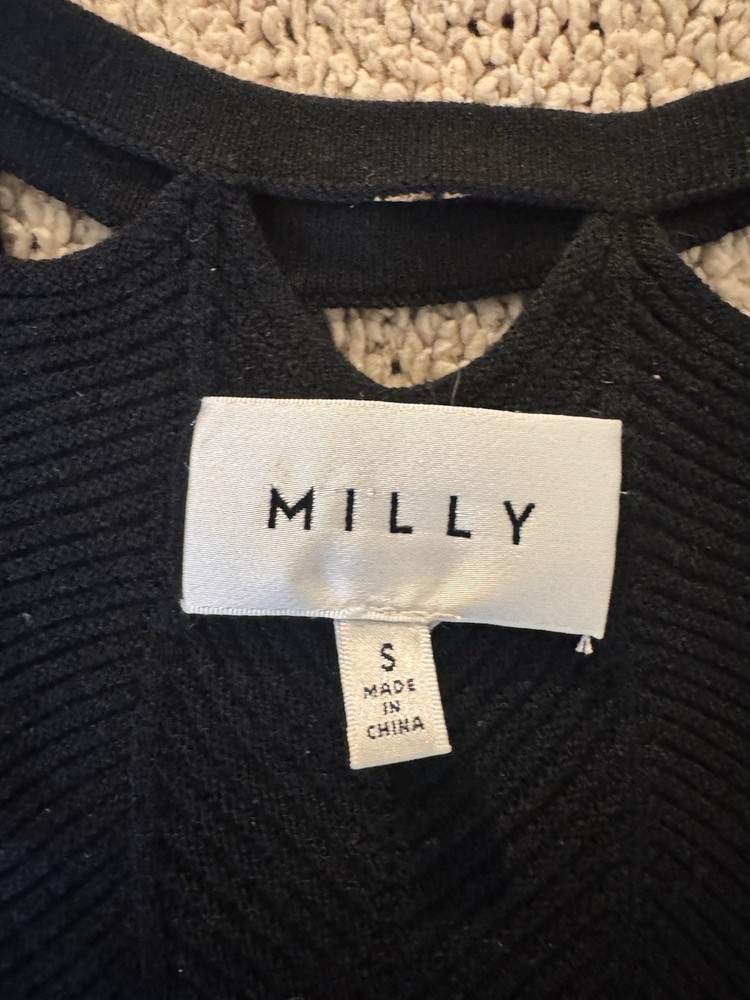 Black Knitted Milly Dress Size Small