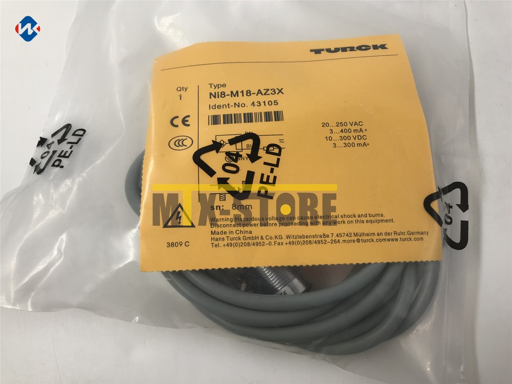 1PC Brand New Ones TURCK NI8-M18-AZ3X Sensor&Proximity Switch
