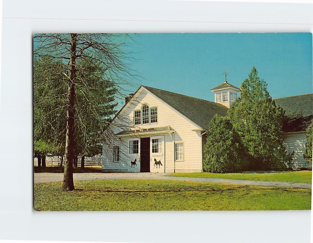 Postcard American Saddle Horse Museum Spindletop Farm Kentucky USA