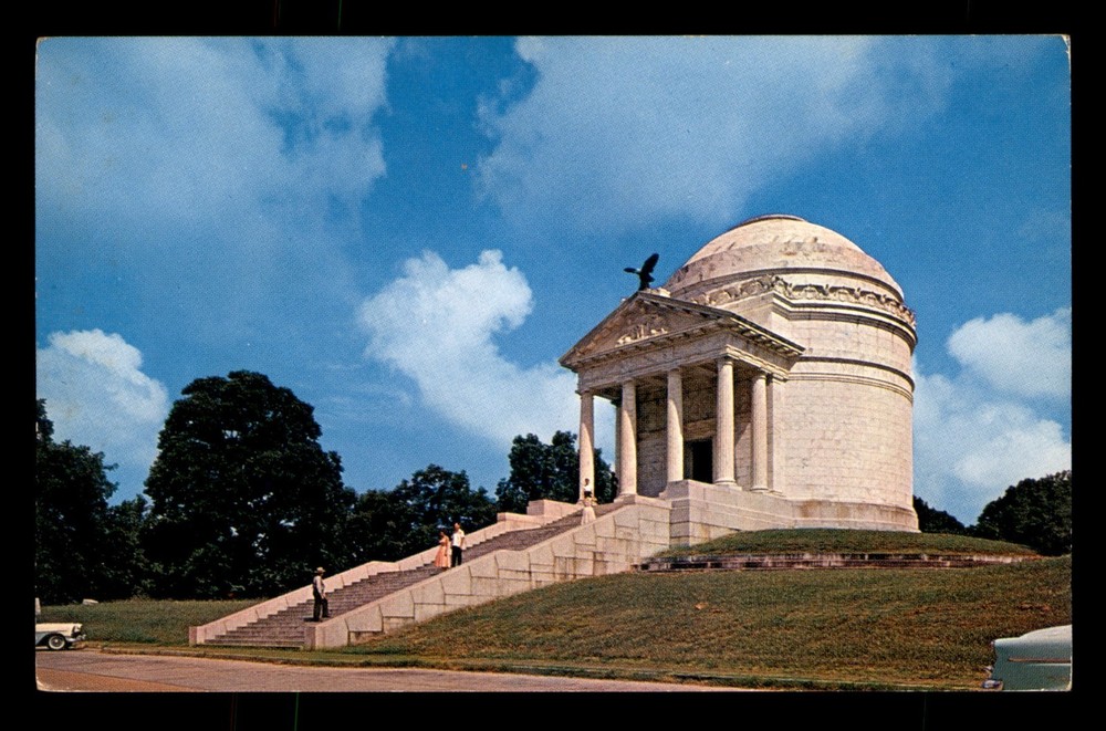 Vicksburg National Military Park Illinois State Memorial Unp Postcard