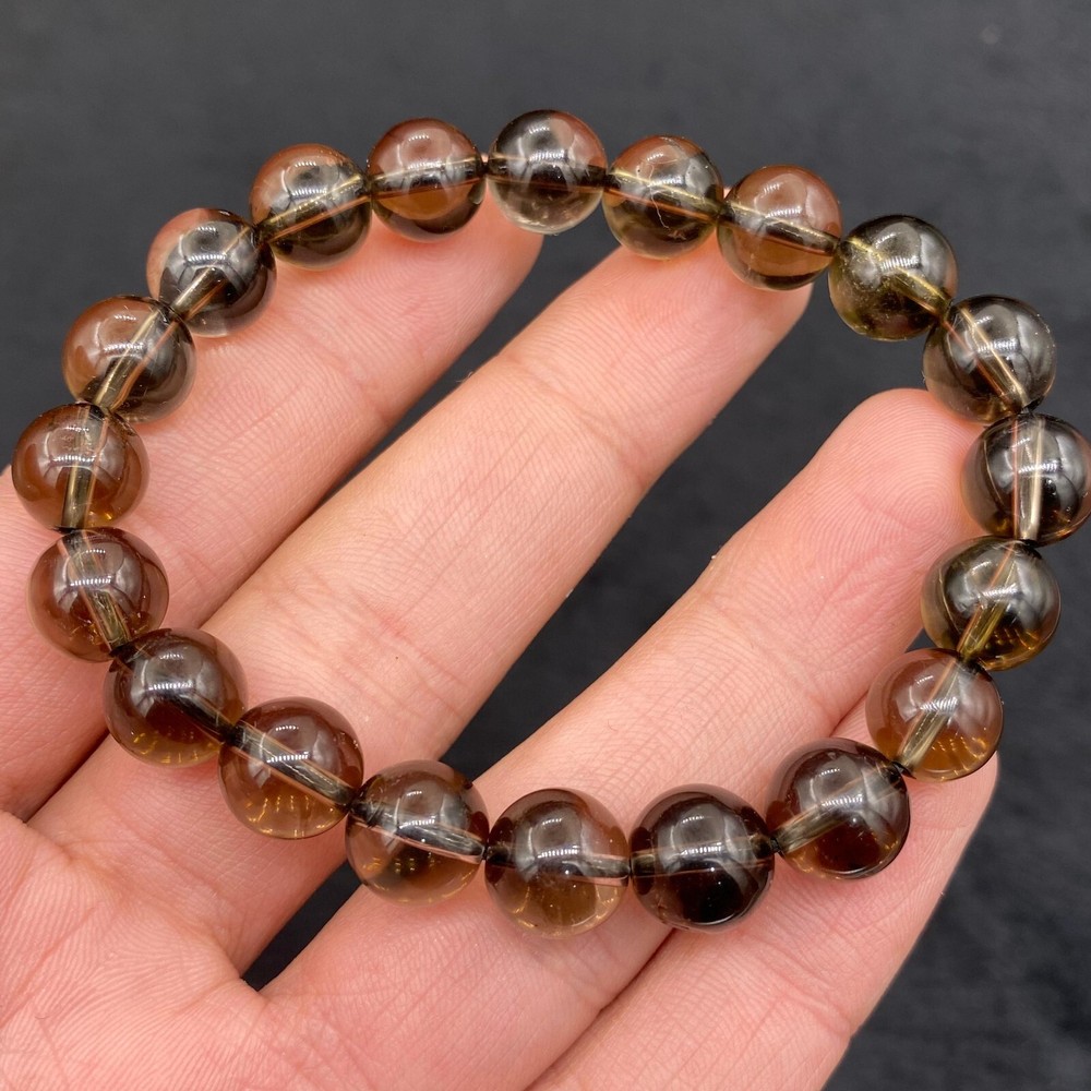 Natural Smokey Quartz Bracelet top Quality from Pakistan 10mm