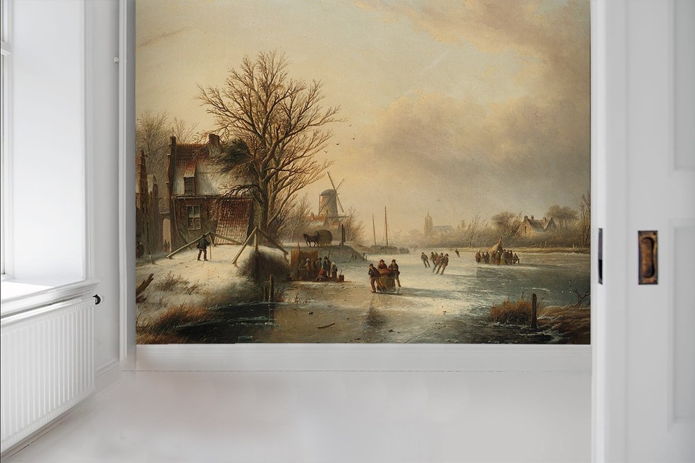 3D Landscape Oil Painting Wall Murals Wallpaper Murals Wall Sticker 23