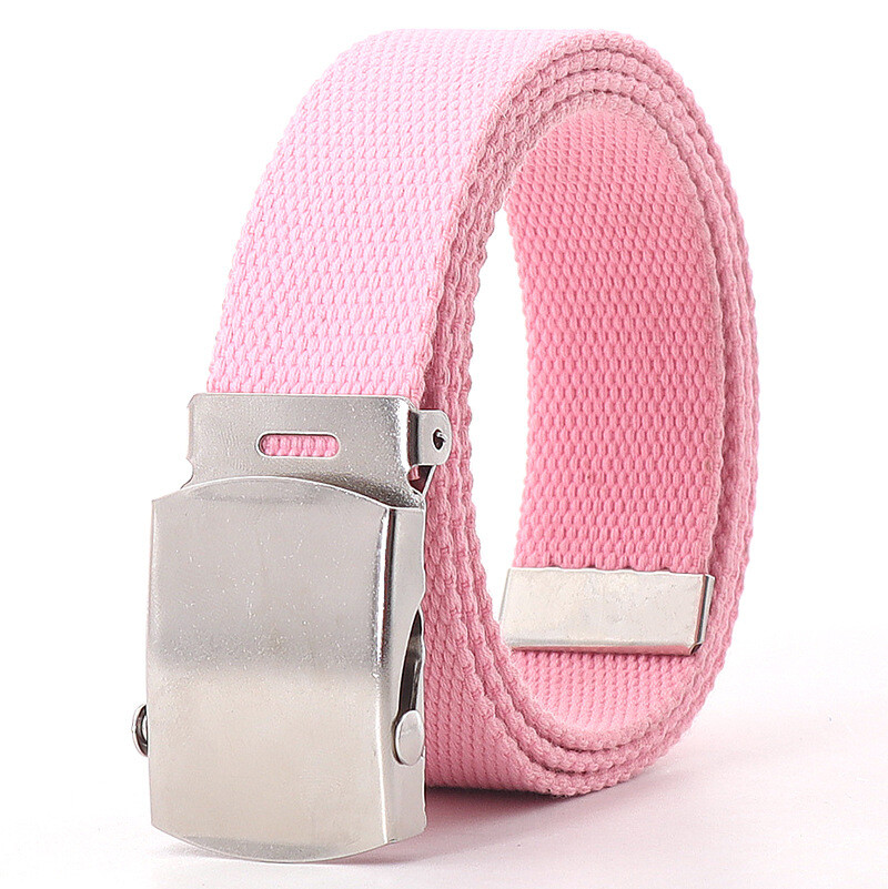 Military Web Belt Cotton Canvas Adjustable Camo Army Tactical Skater Webbed Belt