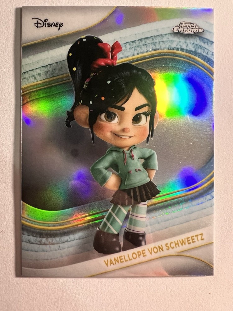 2025 Topps Chrome Disney Vanellope Von Schweetz 67 Refractor
